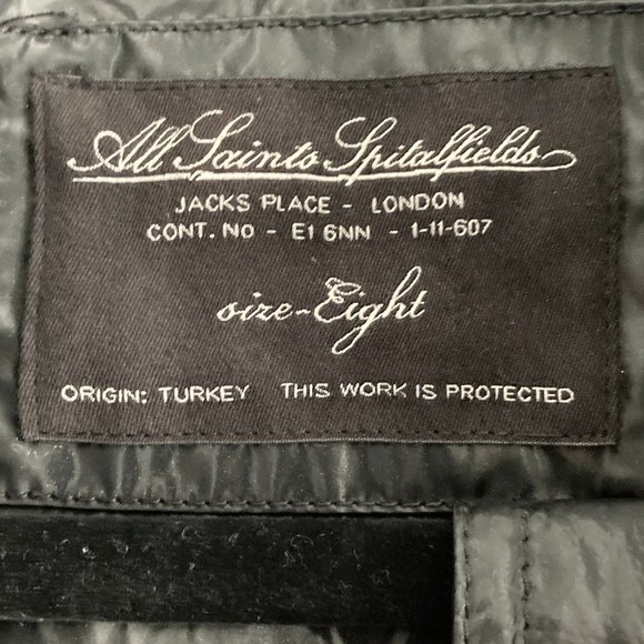 All Saints Raincoat - Picture 5 of 6